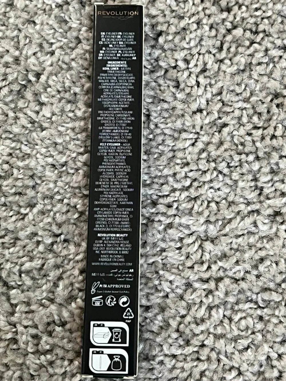 Revolution Beauty London- Felt & Kohl Dual Eyeliner- Green